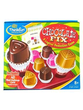 ThinkFun Chocolate Fix Logic Deduction Puzzle Game Complete